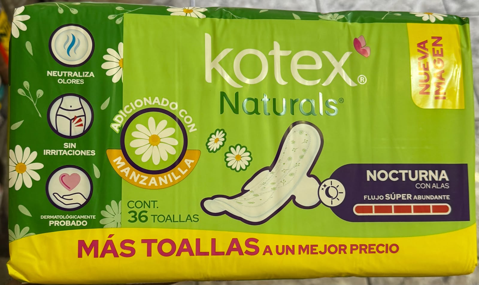Kotex Naturals Nocturna